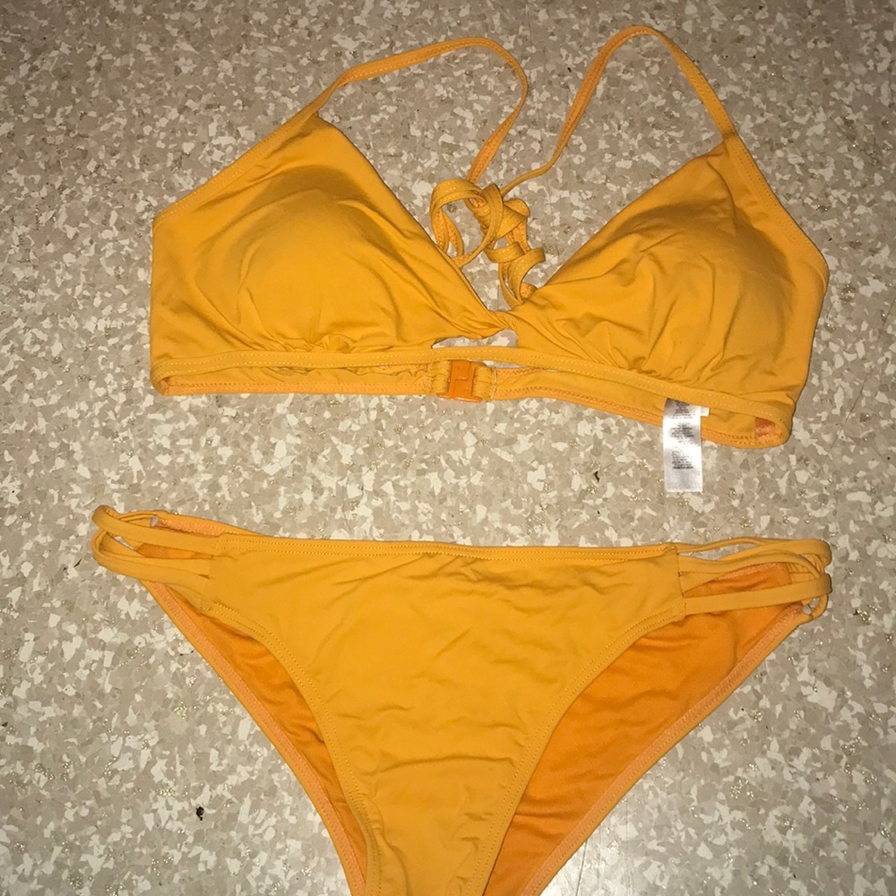 Orange Bikini with cute back